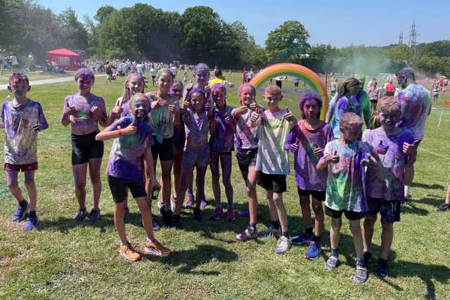HY Runners at the Colour Run