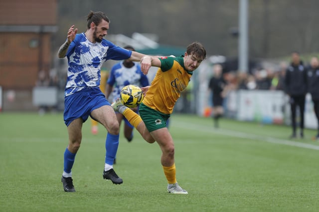 Isthmian Premier action from Horsham's dramatic home win over Wingate & Finchley on Saturday