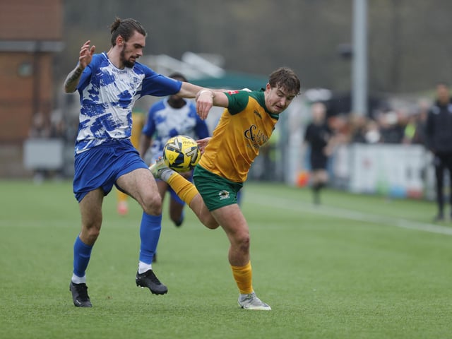 Isthmian Premier action from Horsham's dramatic home win over Wingate & Finchley on Saturday