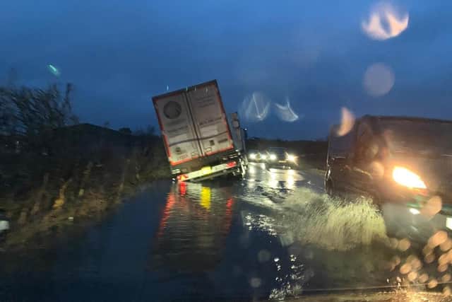 Flooding on Pagham Road led to congestion and several accidents