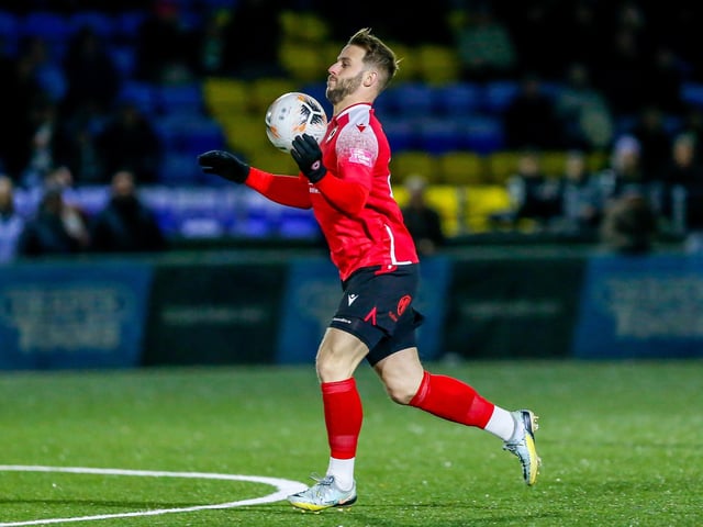 Action from Eastbourne Borough's 2-1 Boxing Day win at Havant and Waterlooville in National League South