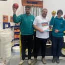 Some of the local Parker Building Supplies team at the Eastbourne branch - L-R: John Rich-Spice, Nick Needham (branch manager), Paul Weatherby, Barry Upton