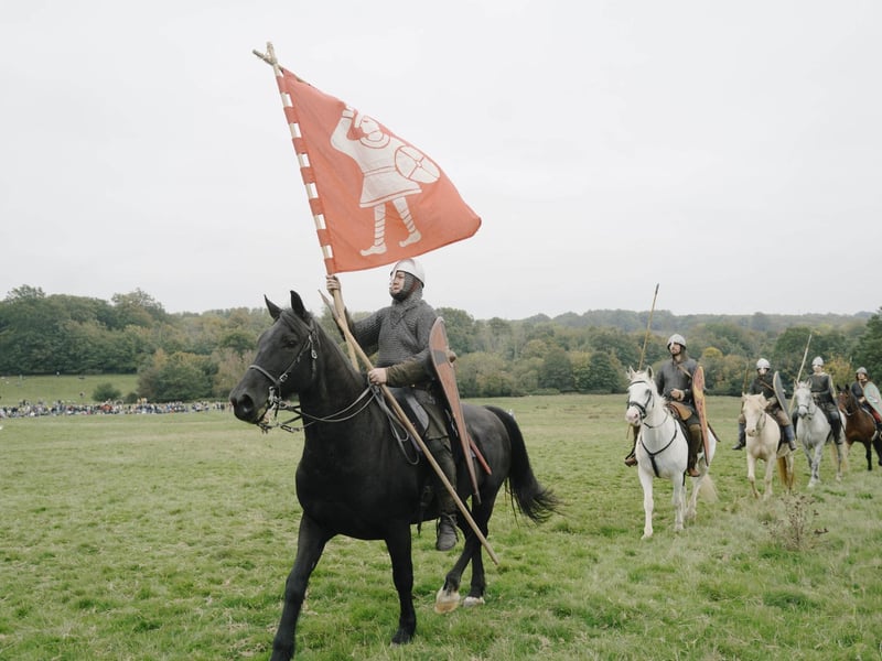 Battle of Hastings reenactment at Battle Abbey 2025. Pic supplied by Tom Arber/English Heritage.