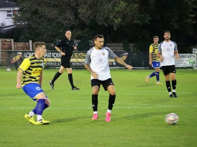 Pagham v Haywards Heath Town in the SCFL premier