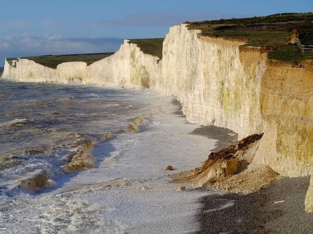 A National Trust site responsible dog walkers are very welcome at Birling Gap and the Seven Sisters. It is a great place to walk and for you and your pet to enjoy the countryside. Just keep an eye on your dog due to the cliff and livestock. Picture: Peter Cripps
