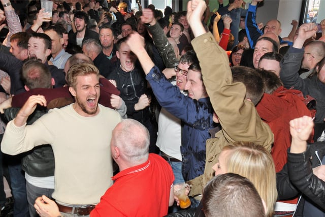 It was wall to wall Sunderland supporters packing out Gatsbys in Park Lane during the 2014 Tyne/Wear Derby match which saw Sunderland beat Newcastle 3-0.
