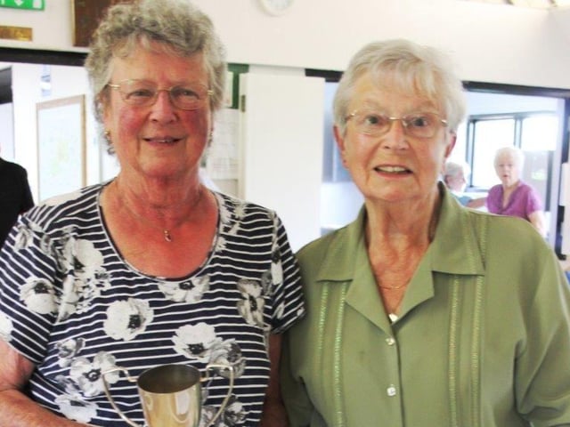 Mary Liverman was awarded the Bill Payne Memorial Trophy for most points in cacti and succulents