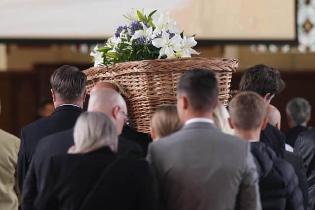 RSPCA colleagues from across the country turned up to pay their respects at Mike’s funeral. Photo: Eddie Mitchell