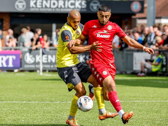 Action from Worthing v Eastbourne Borough