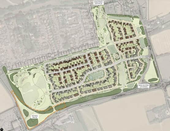 The layout of the 300 homes In Climping. Image: Arun plans