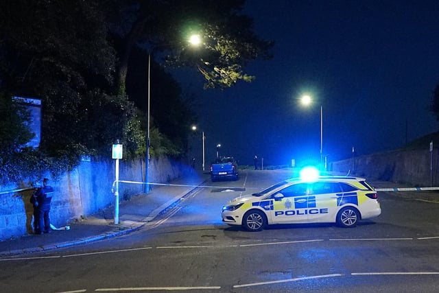 Hastings Police said emergency services responded to an incident in Bohemia Road, Hastings, at about 7.50pm on Monday, May 15 Photo: Sussex News and Pictures