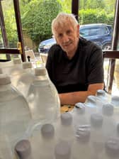 Melvyn Butcher has had bottled water delivered