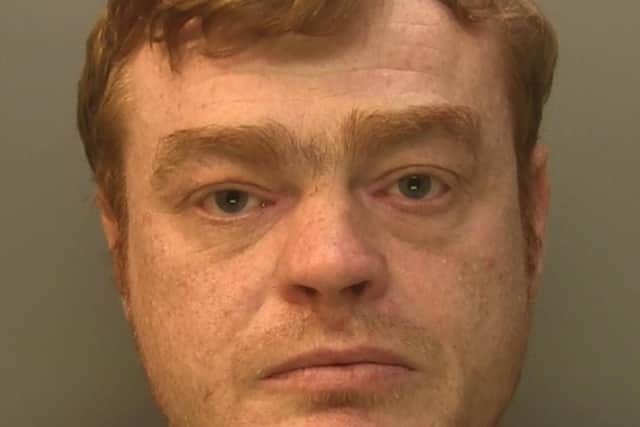 Police said that William Miller, 43, attacked another man using a machete which left the victim with life-changing injuries and with critical blood loss and has been sentenced 13 years and four months in prison. Picture: Sussex Police