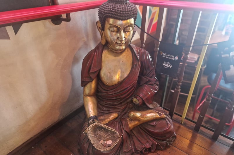 A Buddha in the boozer