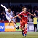 Action from Crawley Town v AFC Wimbledon. Picture Eva Gilbert