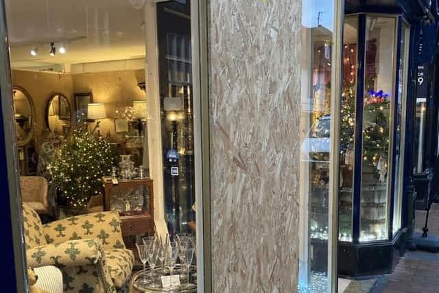 Cliffe Antiques Centre in Cliffe High Street was broken into in the early hours Sunday, December 4.
