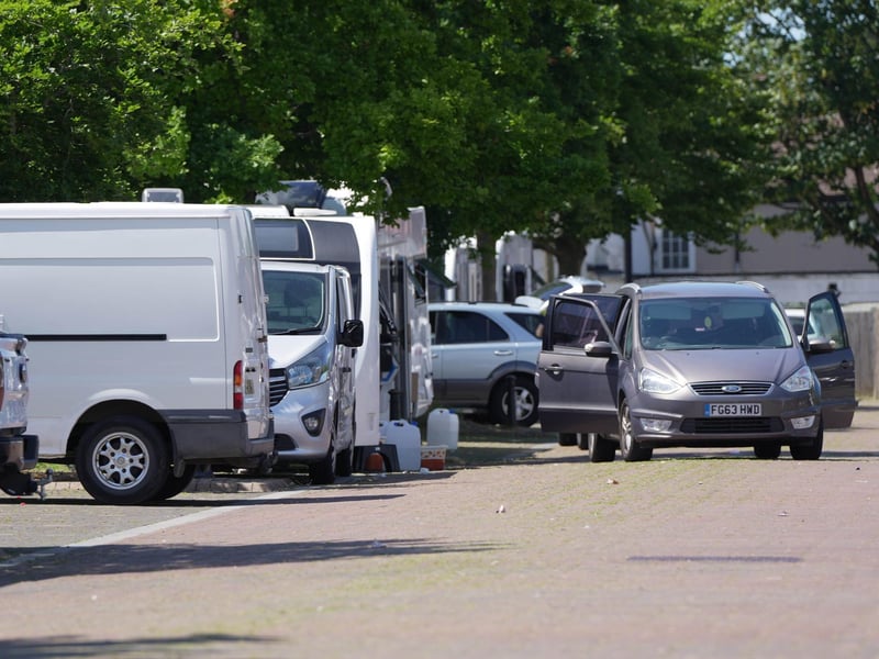 Travellers back at Cattle Market Car ParkChichester - 17/6/24