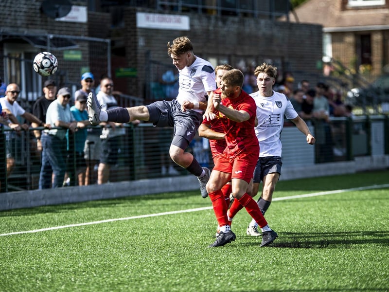 Newhaven v Bexhill United in the SCFL premier