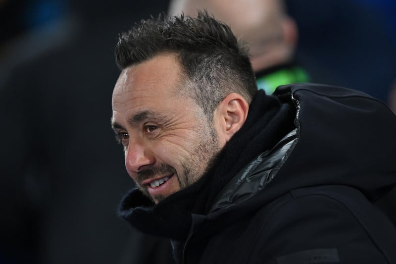 Brighton & Hove Albion head coach Roberto De Zerbi is the joint-fifth favourite to succeed Xavi at 7/1. The Italian has also strongly been linked with the soon-to-be-vacant Liverpool post.
