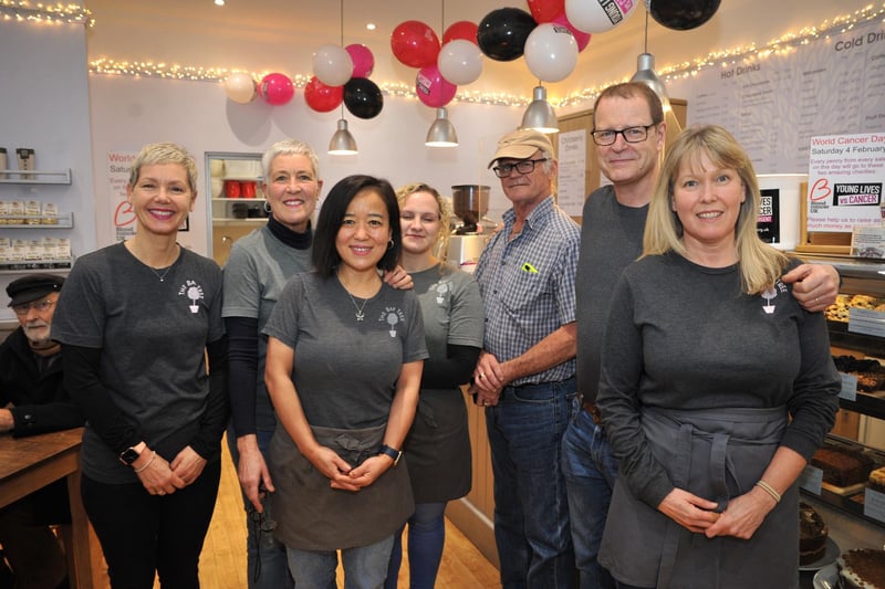 The Bay Tree at The Orchards in Haywards Heath held a fundraiser on Saturday, February 4, and will give the day's takings to Blood Cancer UK and Young Lives vs Cancer