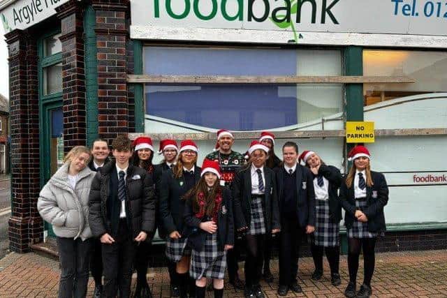 FCC Student Council Visit Bognor Foodbank 