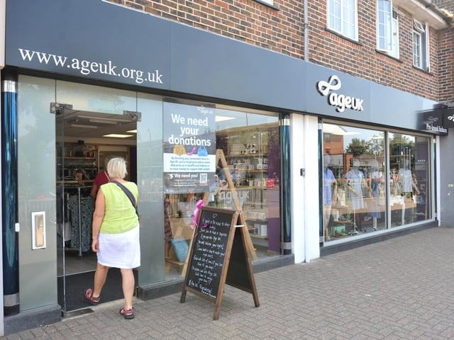 Age UK's new boutique charity shop at 1-2 Broadmark Parade, Rustington