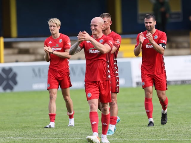 Action from Worthing's win at St Albans in National League South