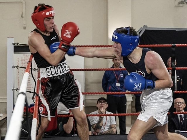 Charlie Perry in the ring | Picture: Dean Street Designs