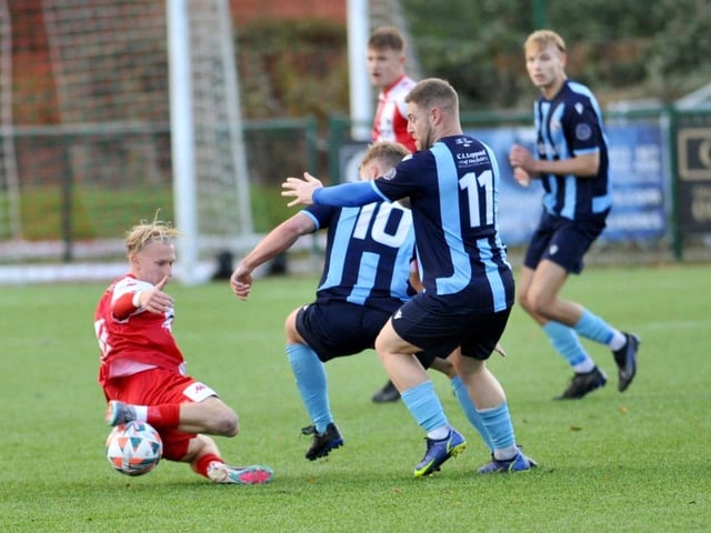 Steyning Town v Crowborough Athletic in the SCFL premier