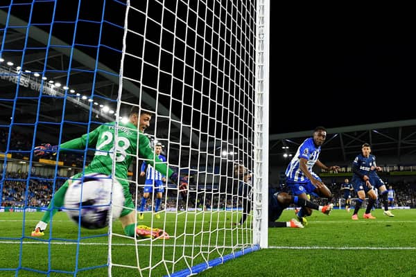 Goalscorer Danny Welbeck said Brighton ‘didn’t play to the best of our ability’ against Chelsea. (Photo by Justin Setterfield/Getty Images)