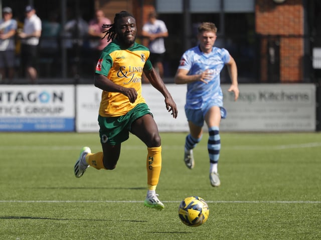 Action from Horsham's win over Cheshunt in the Isthmian premier division
