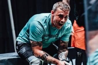 Murray Hambro competing with the world's top athletes at the Adaptive CrossFit Games championship