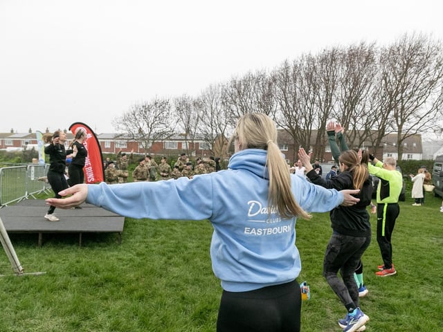 Medals, top 3s, sponsors and a variety from the course of this year's Eastbourne Half Marathon