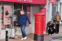 James Corden filming in Lewes