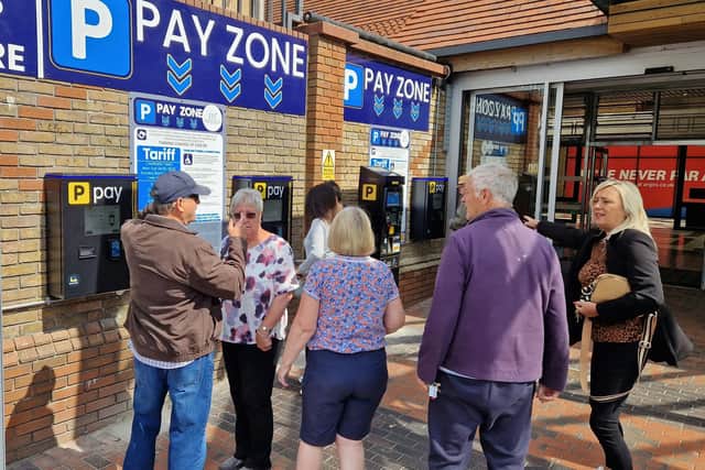 New parking machines have caused frustration for some shoppers in Burgess Hill