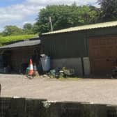 The existing dwelling and garage. Image credit: Wealden District Council.