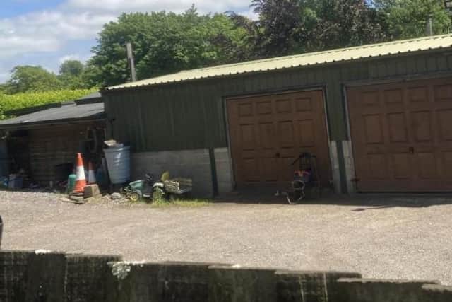 The existing dwelling and garage. Image credit: Wealden District Council.