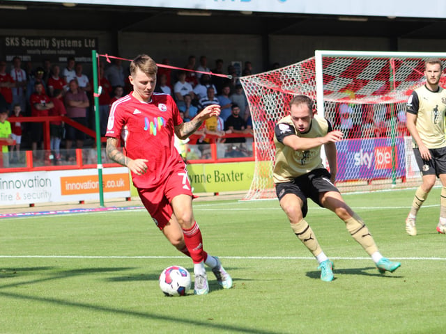 After assisting the first goal of the game in the third minute, Tilley had a very poor game. Outmuscled and pushed off the ball when attacking and really struggled to live with Northampton winger Sam Hoskins when defending. Tilley was subbed in the 60th minute.