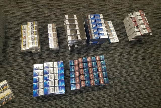 Counterfeit cigarettes seized by East Sussex Trading Standards. Picture: Contributed