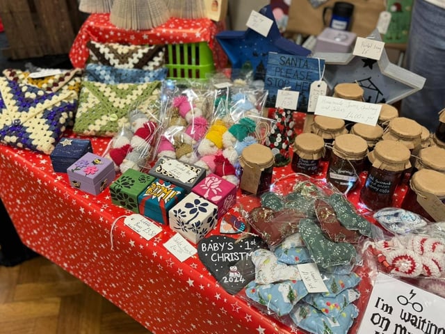 A Christmas craft market at Georgian Gardens Community Primary School in Rustington has raised just over £1,000 towards new laptops for the children