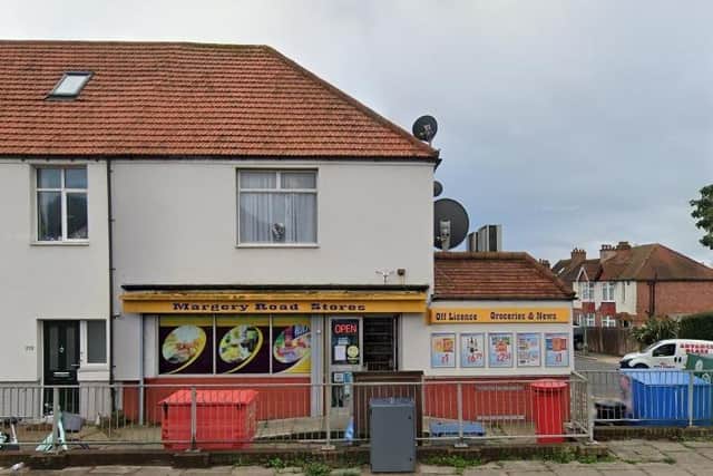 The owner of Margery Road Stores in Hove wants to change the shop into a flat