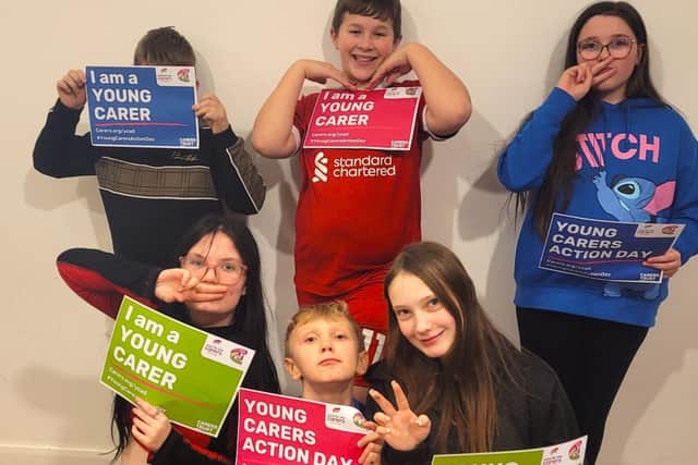 East Sussex young carers show support for Young Carers Action Day