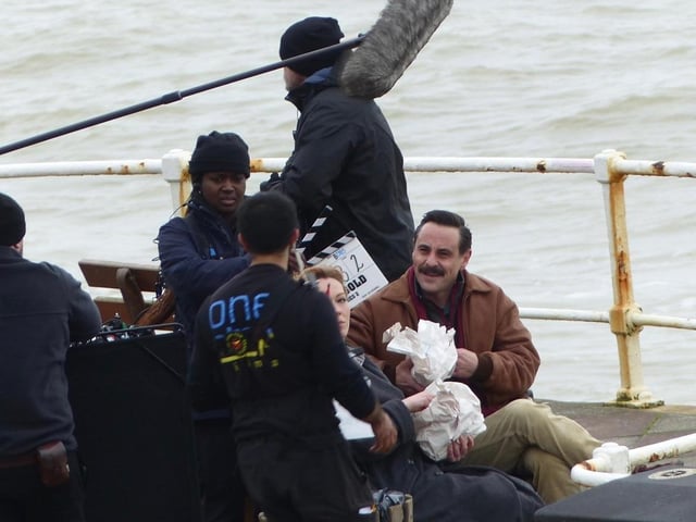 Filming series 2 of The Gold in Hastings by Marie Richardson