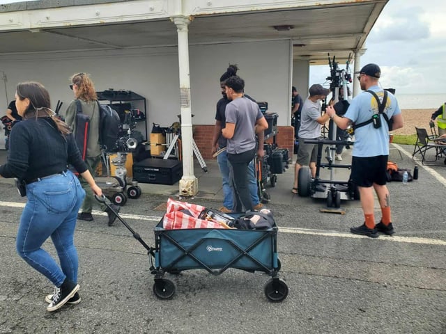 All of You is a American science fiction romantic drama film, which was shot in a number of Sussex locations – including Worthing seafront