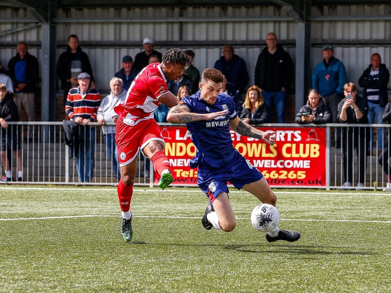 Images from Eastbourne Borough's 2023-24 season opener, a 1-0 National South home win over Hampton and Richmond