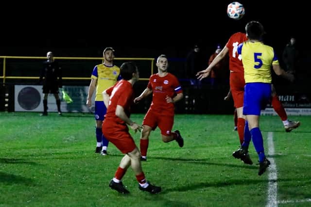 Eastbourne Town take on Crawley Down Gatwick | Picture: Joe Knight