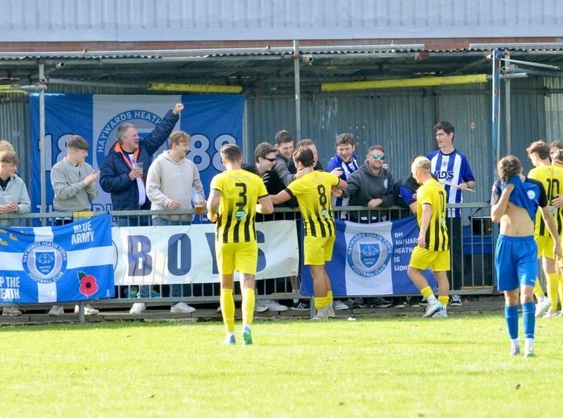 Haywards Heath Town beat Shoreham 4-0 in the SCFL Premier | Picture: Stephen Goodger