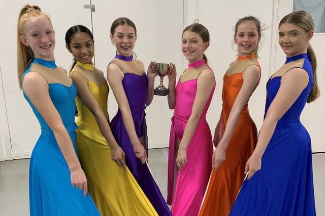 The dancers won 18 trophies and placed first, second and third throughout the competition