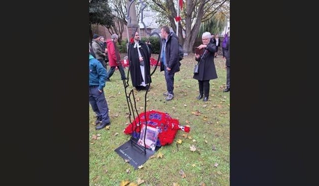 Sussex Volunteer Crafters created a beautiful display for the Newhaven remembrance day