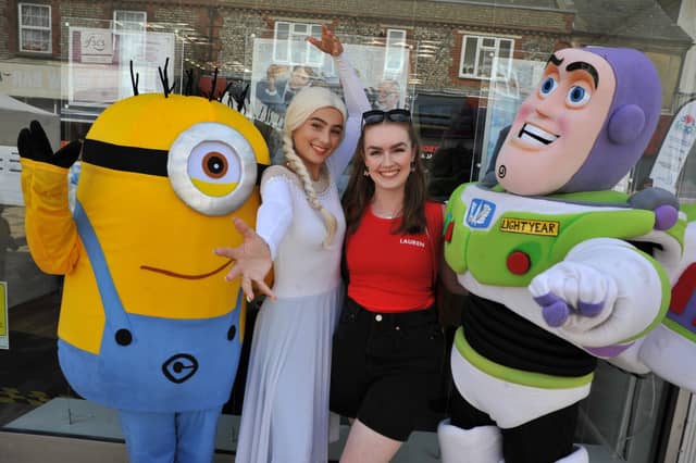 Character meets with Love Local Arts in Littlehampton